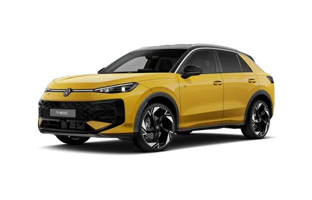 VW T-Roc R-Line in Gelb