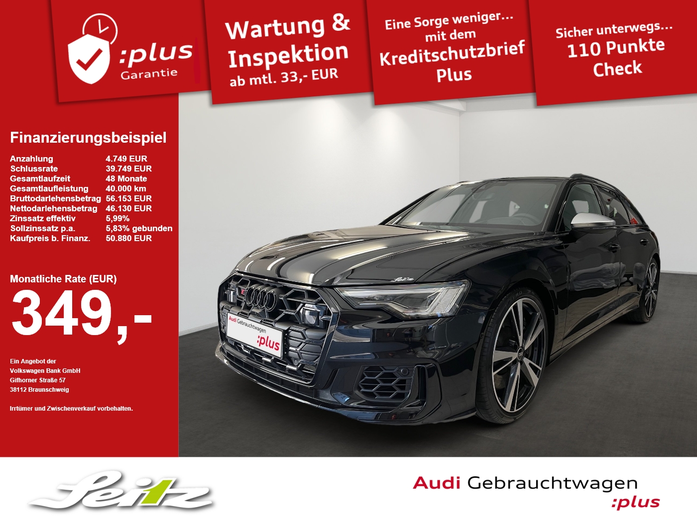 Audi S6 Avant TDI *AHK*HEAD-UP*STANHZG*