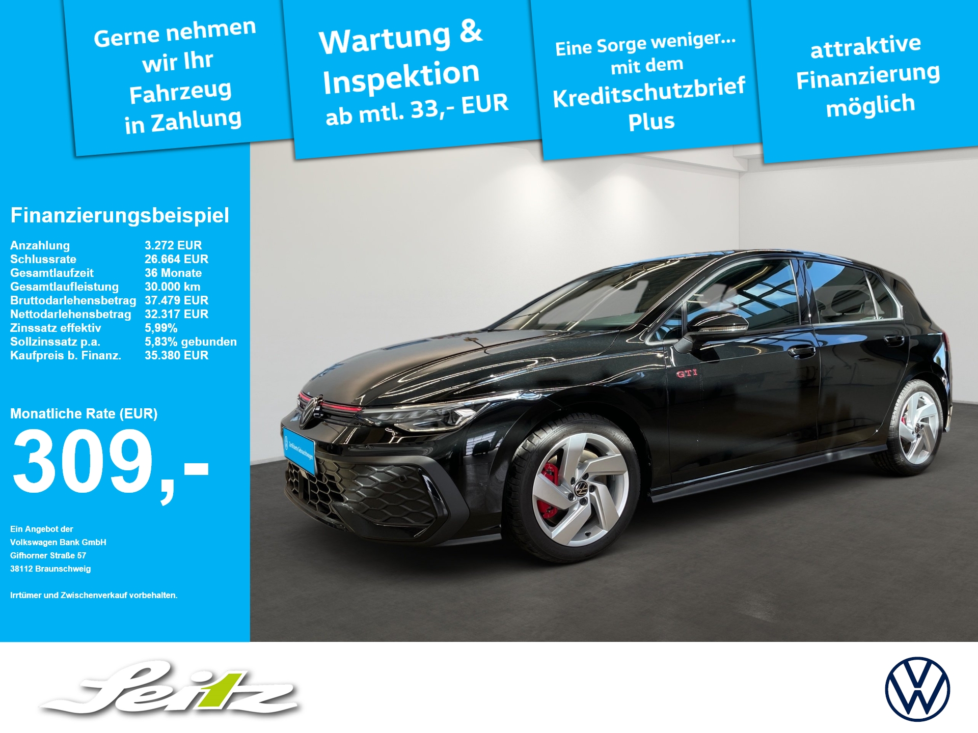 Volkswagen Golf VIII 2.0 TSI GTI *LED*KAMERA*SITZHZG*