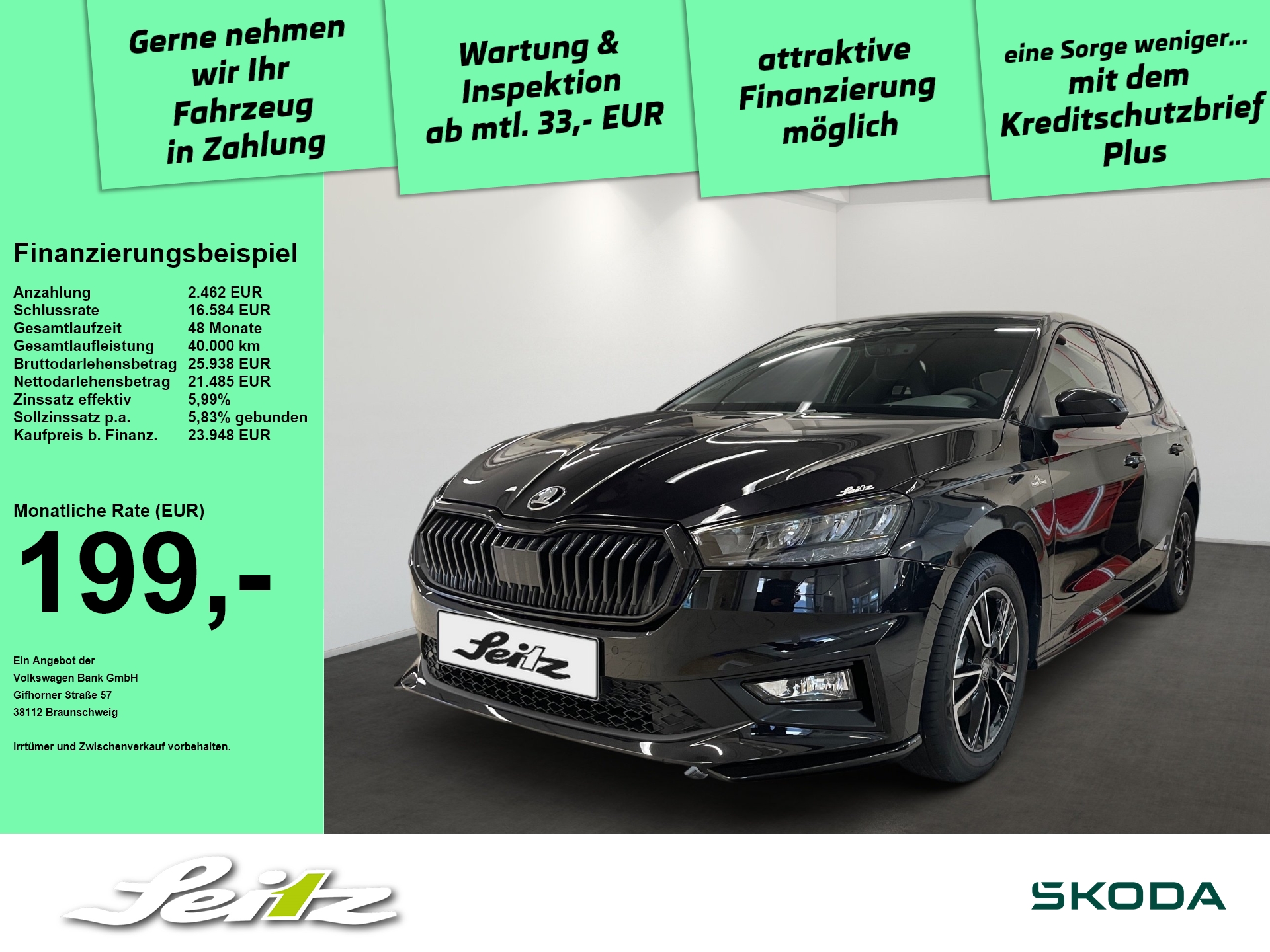 Skoda Fabia 1.0 TSI Monte Carlo *LED*KAMERA*SITZHZG*